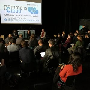 Xerrada al SobTec 2018 en què es va parlar de CommonsCloud
