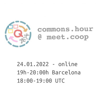 commons.hour session: Organising for sustainability in a digital commons