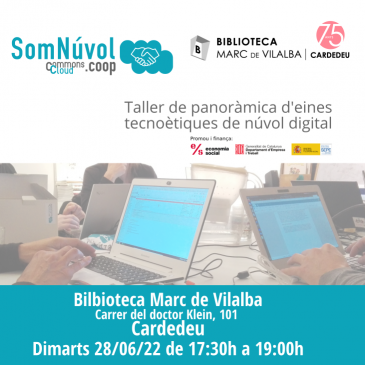 Taller de SomNúvol a Cardedeu, el 28 de juny