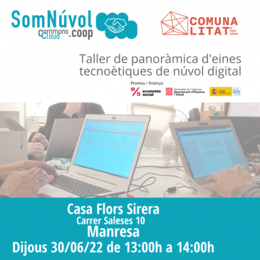 Presentem SomNúvol a Manresa, el 30 de juny