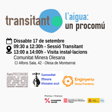Sessió Transitant a Olesa: L’aigua com a procomú