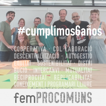 ¡femProcomuns cumple 6 años!