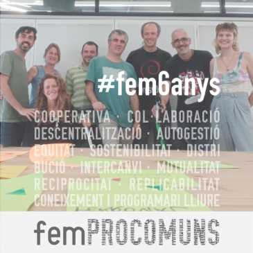 femProcomuns fem 6 anys!