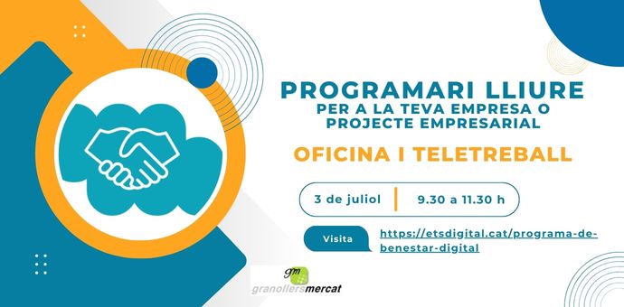 Formació Online Oberta: integra el Programari Lliure a la teva empresa (proper Dimecres 3 Juliol)