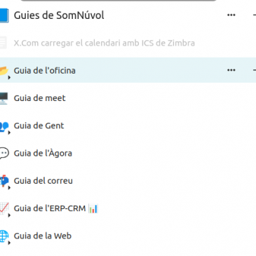 Noves guies per a les eines de SomNúvol