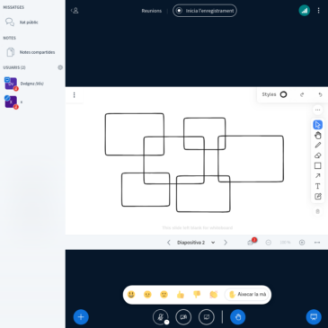 Call to test the new video conferencing tool with BigBlueButton