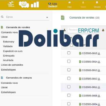 Dolibarr amb SomNúvol, un ERP-CRM mancomunat
