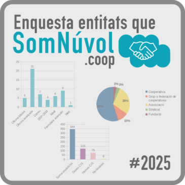 Resultats de l’enquesta a entitats sòcies usuàries d’eines de SomNúvol 2025