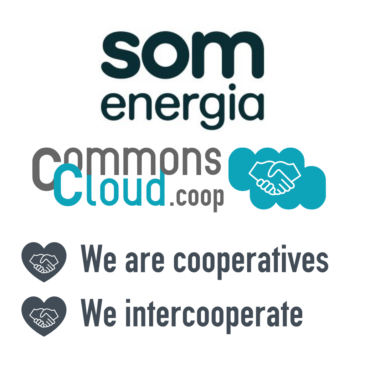 SomEnergia and CommonsCloud, an intercooperation agreement